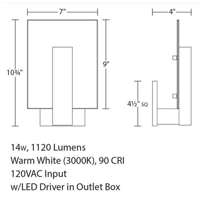 Inside-Out Midtown Short Wall Light