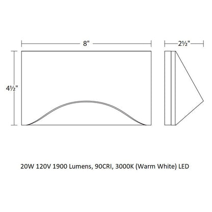 Inside-Out Tides Low Wall Light