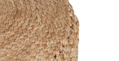 Abel 16" Jute Pouf