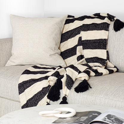Elin Striped Throw Blanket