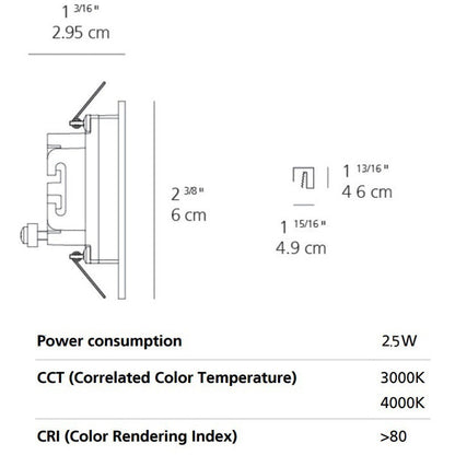 Aria Micro Outdoor Wall Light