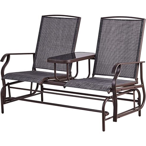 Glider Lounging Chair Lightweight Patio Backyard Furniture