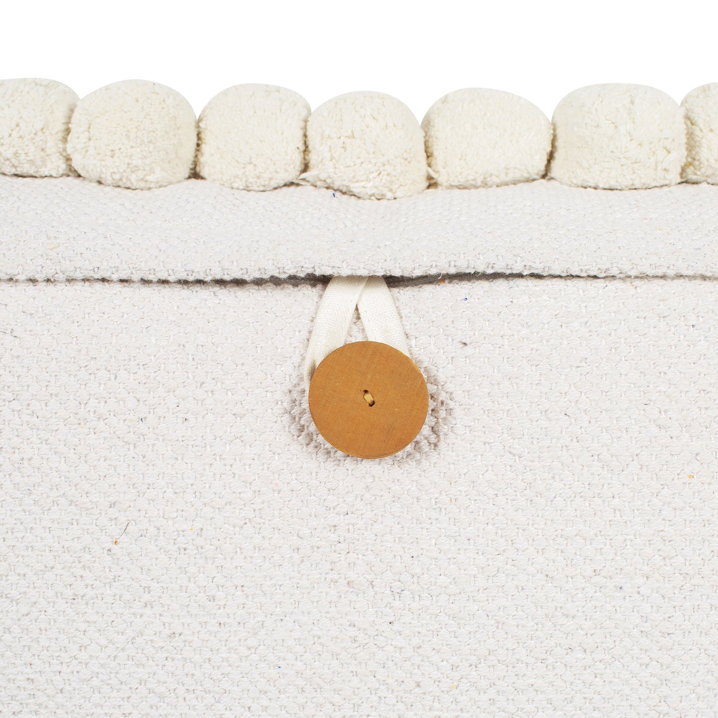 Pom Rectangular Throw Pillow