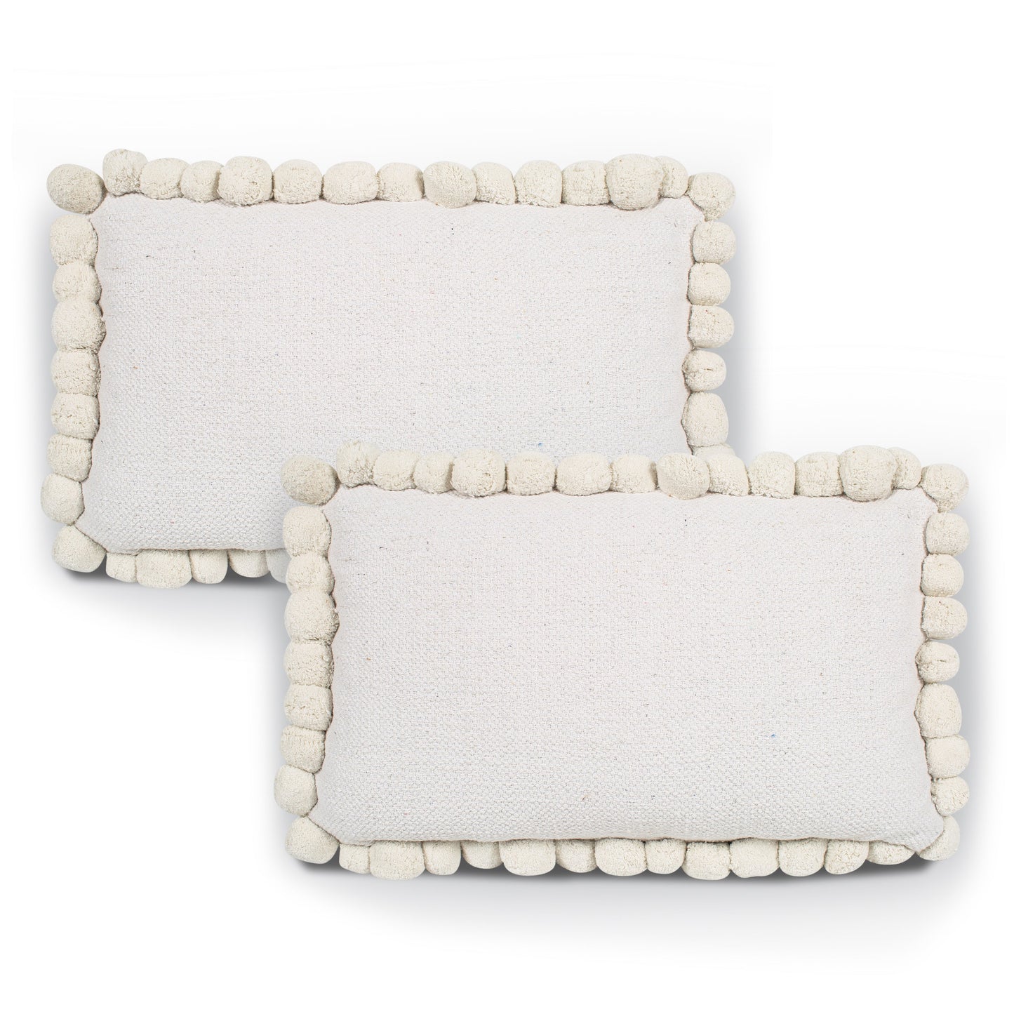 Pom Rectangular Throw Pillow