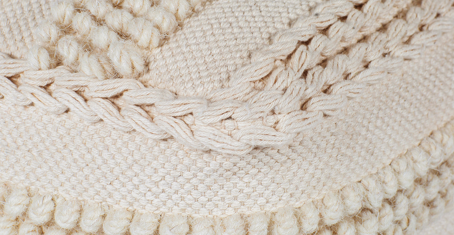 Lexi 16" Square Pouf