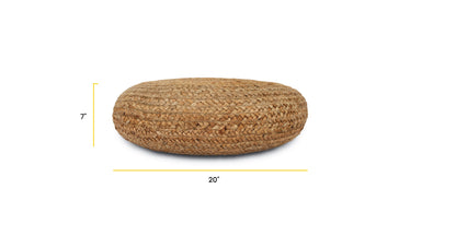 Zug 20" Jute Pouf