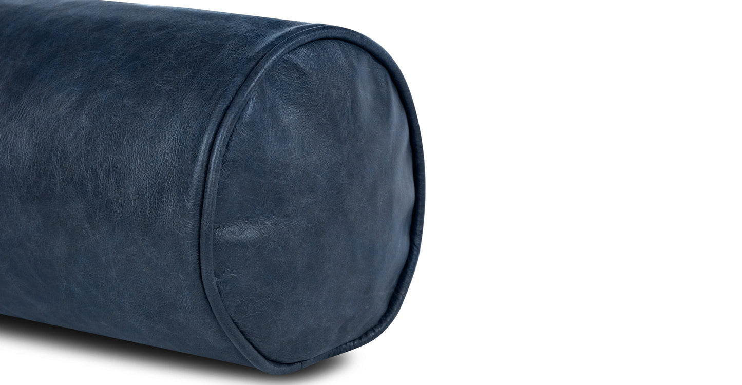 Napa Leather Bolster Pillow Set