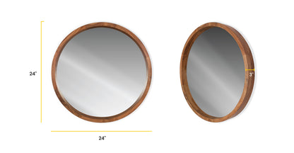 Theo 24" Round Mirror