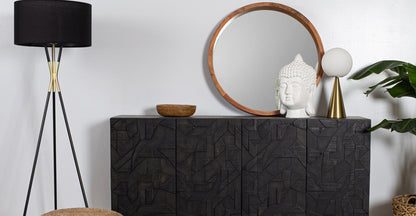 Theo 30" Round Mirror