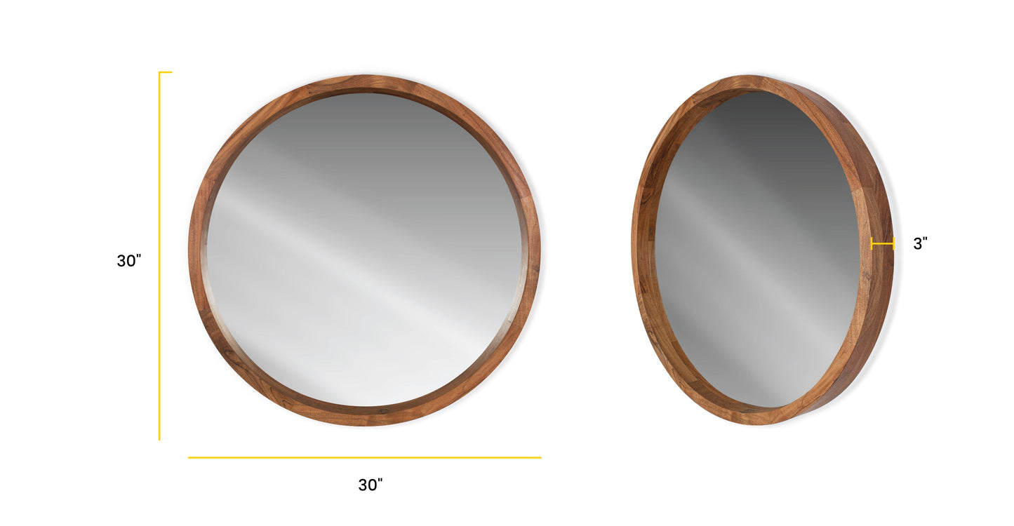 Theo 30" Round Mirror
