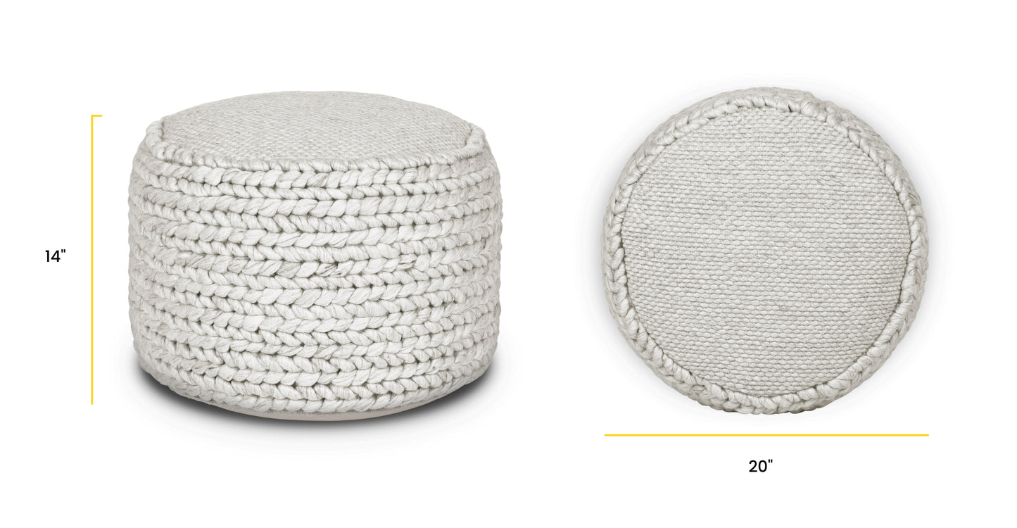 Leon 20" Pouf