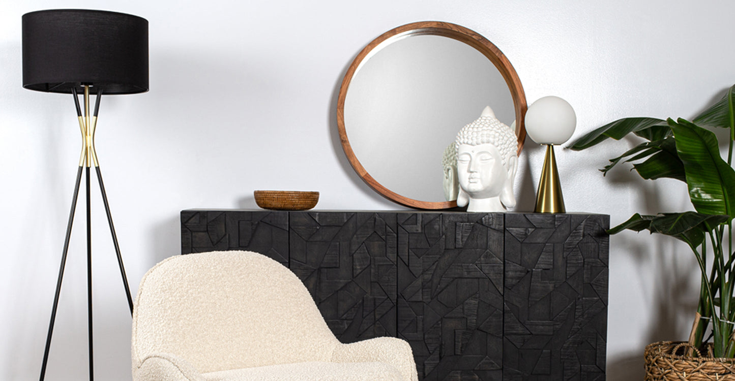 Theo 24" Round Mirror
