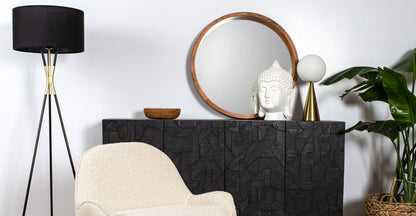Theo 24" Round Mirror