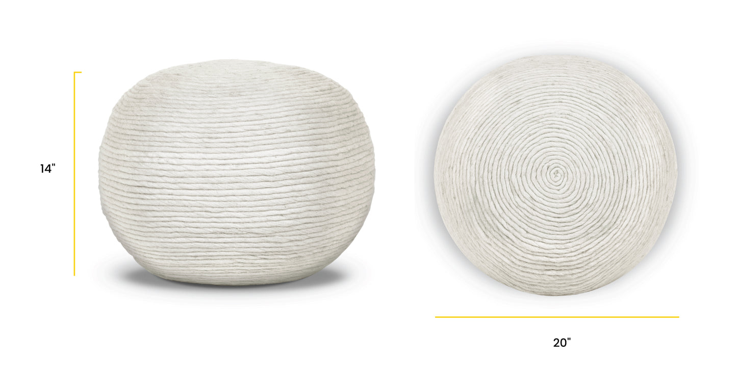 Lia 20" Pouf