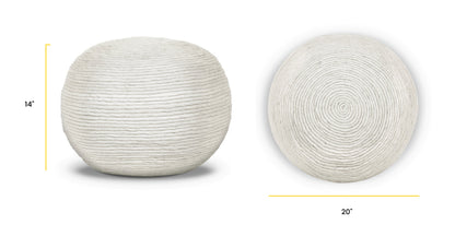 Lia 20" Pouf
