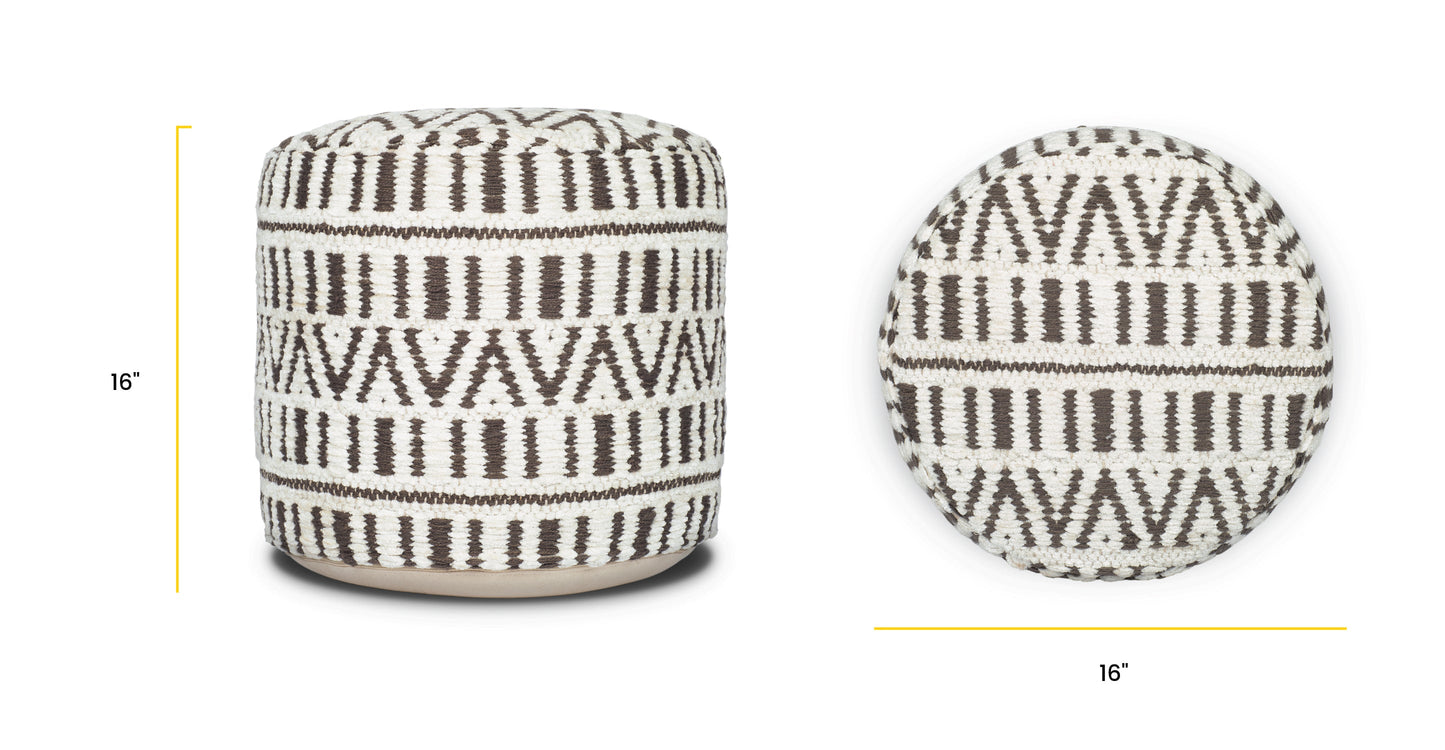 Zulu 16" Pouf