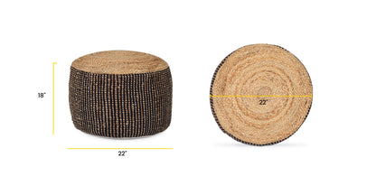 Bari 22" Pouf
