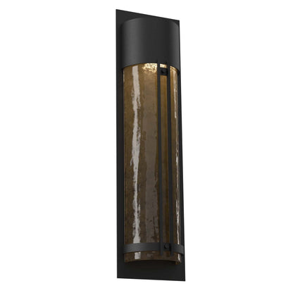 Half Round Outdoor Wall Sconce with Metalwork