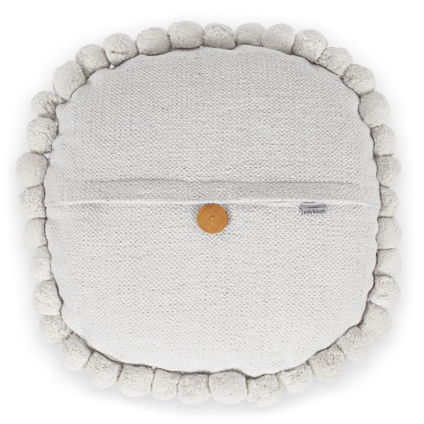 Pom Round Throw Pillow