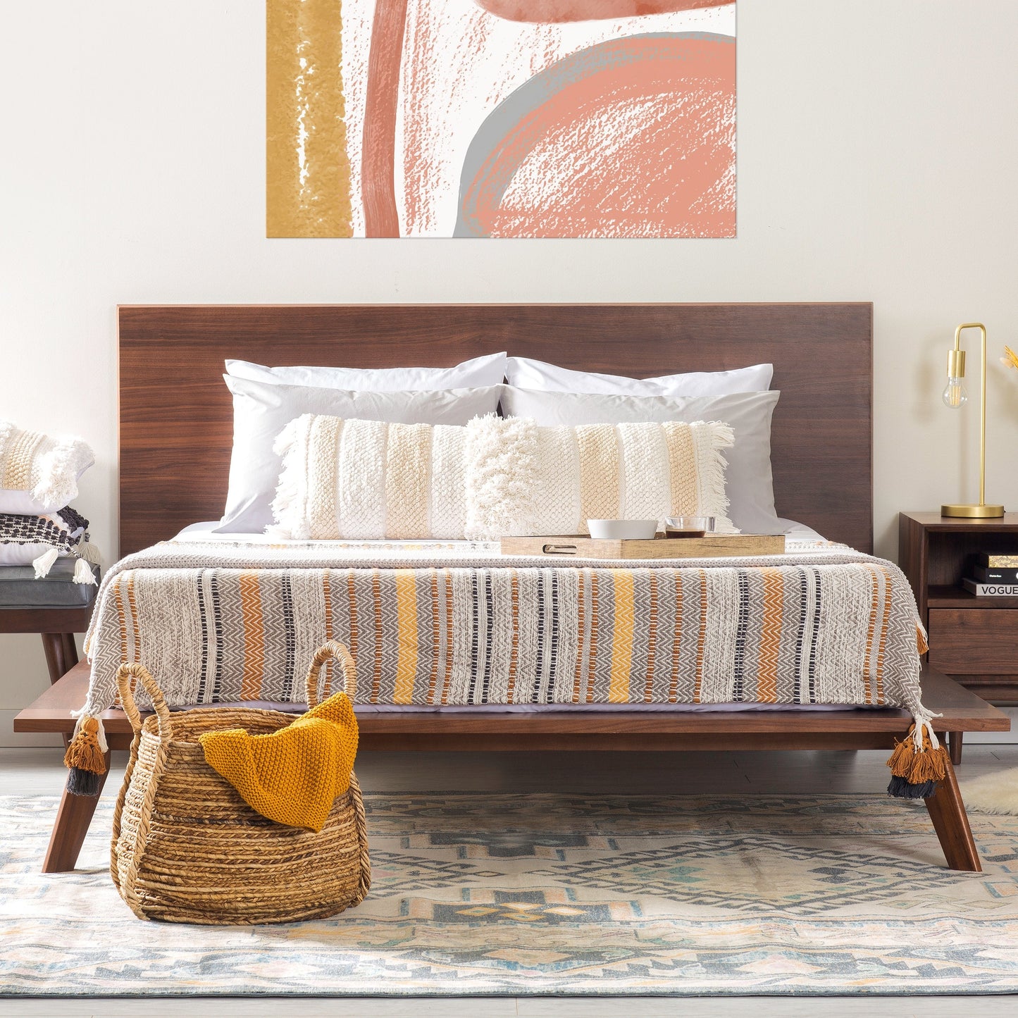 Navia Large Throw Pillow