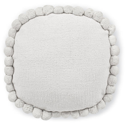 Pom Round Throw Pillow