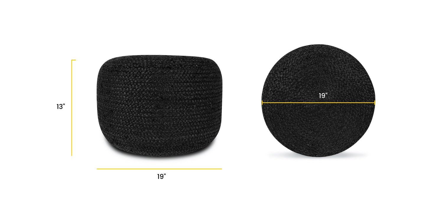 Leta Round Pouf