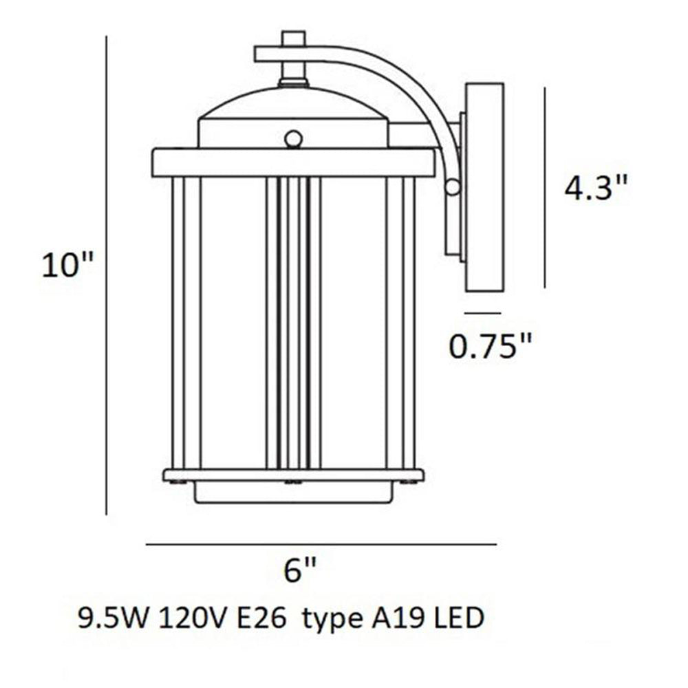 Crowell LED Outdoor Energy Star Wall Light