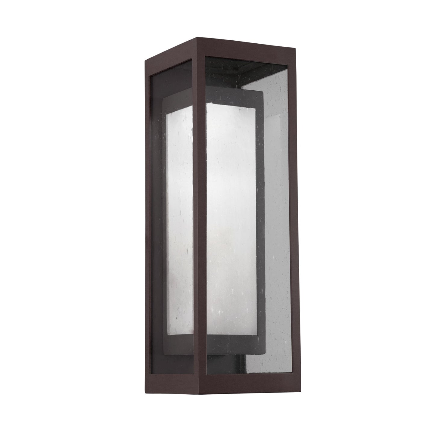 Double Box Outdoor Wall Sconce