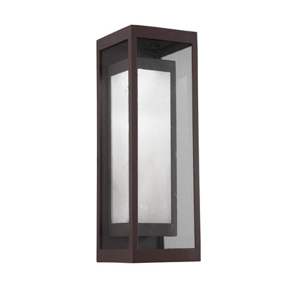 Double Box Outdoor Wall Sconce
