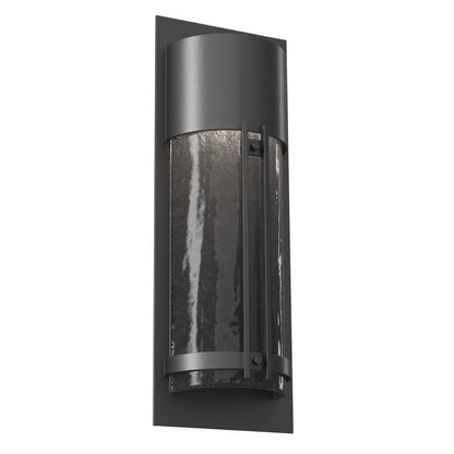 Half Round Outdoor Wall Sconce with Metalwork