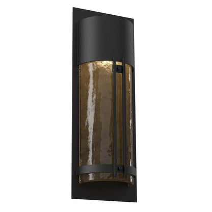 Half Round Outdoor Wall Sconce with Metalwork