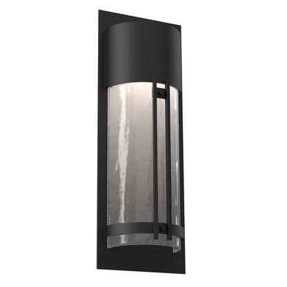 Half Round Outdoor Wall Sconce with Metalwork