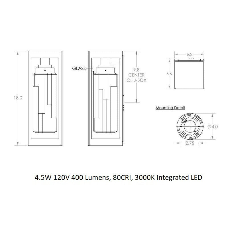 Maison Outdoor Wall Sconce