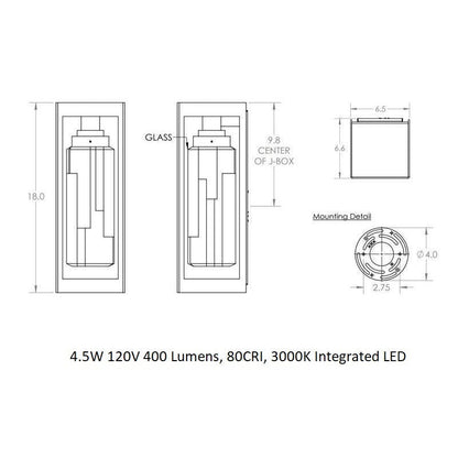 Maison Outdoor Wall Sconce