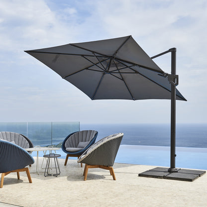Hyde Lux Tilt Parasol with Base