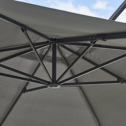 Hyde Lux Tilt Parasol with Base