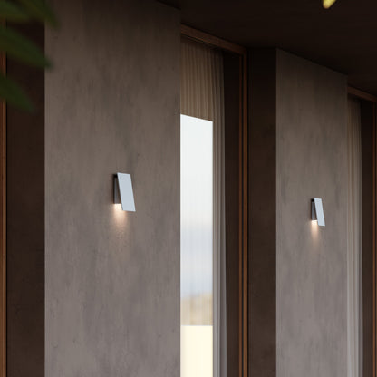 Inside-Out Angled Plane Downlight Wall Light