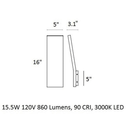 Blade Outdoor Wall Light
