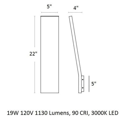 Blade Outdoor Wall Light