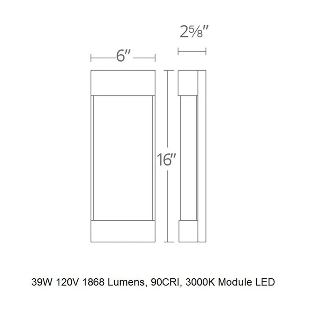 Fathom LED Outdoor Wall Light