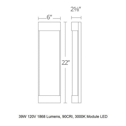 Fathom LED Outdoor Wall Light