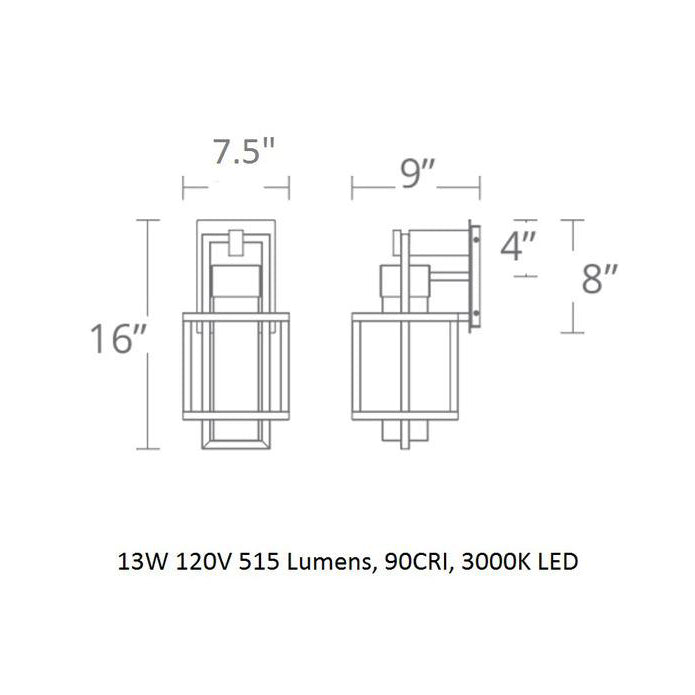 Logic LED Wall Light