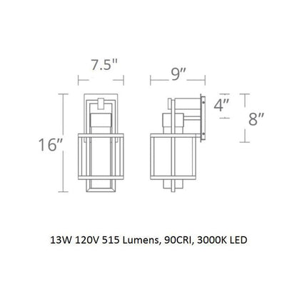 Logic LED Wall Light