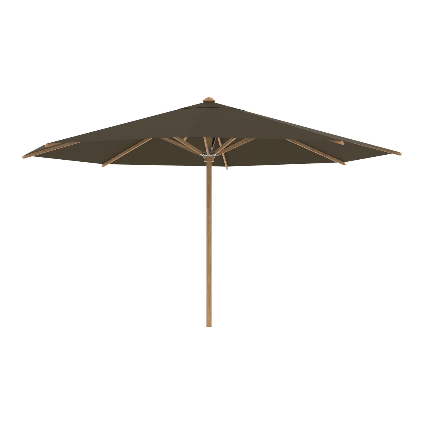 Shady Round Teak Umbrella