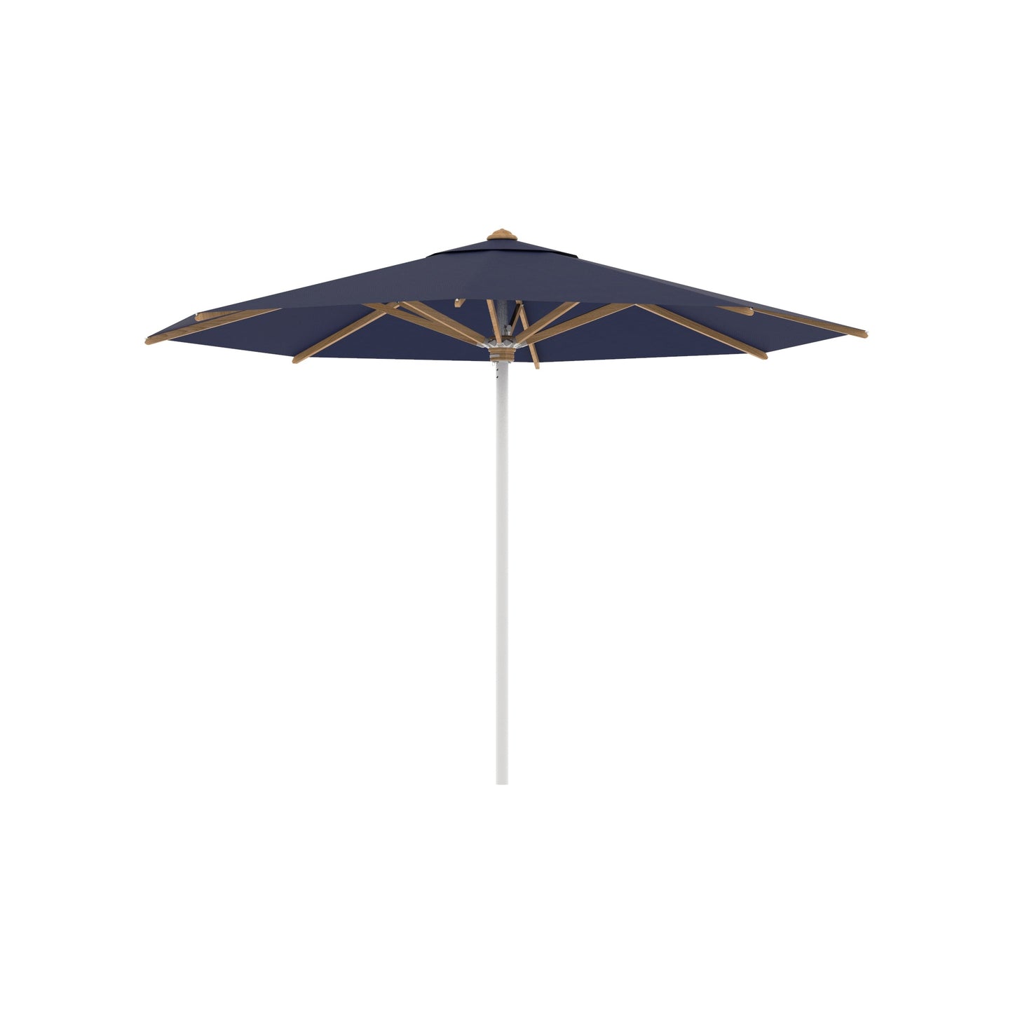 Shady Round Umbrella with Teak Ribs