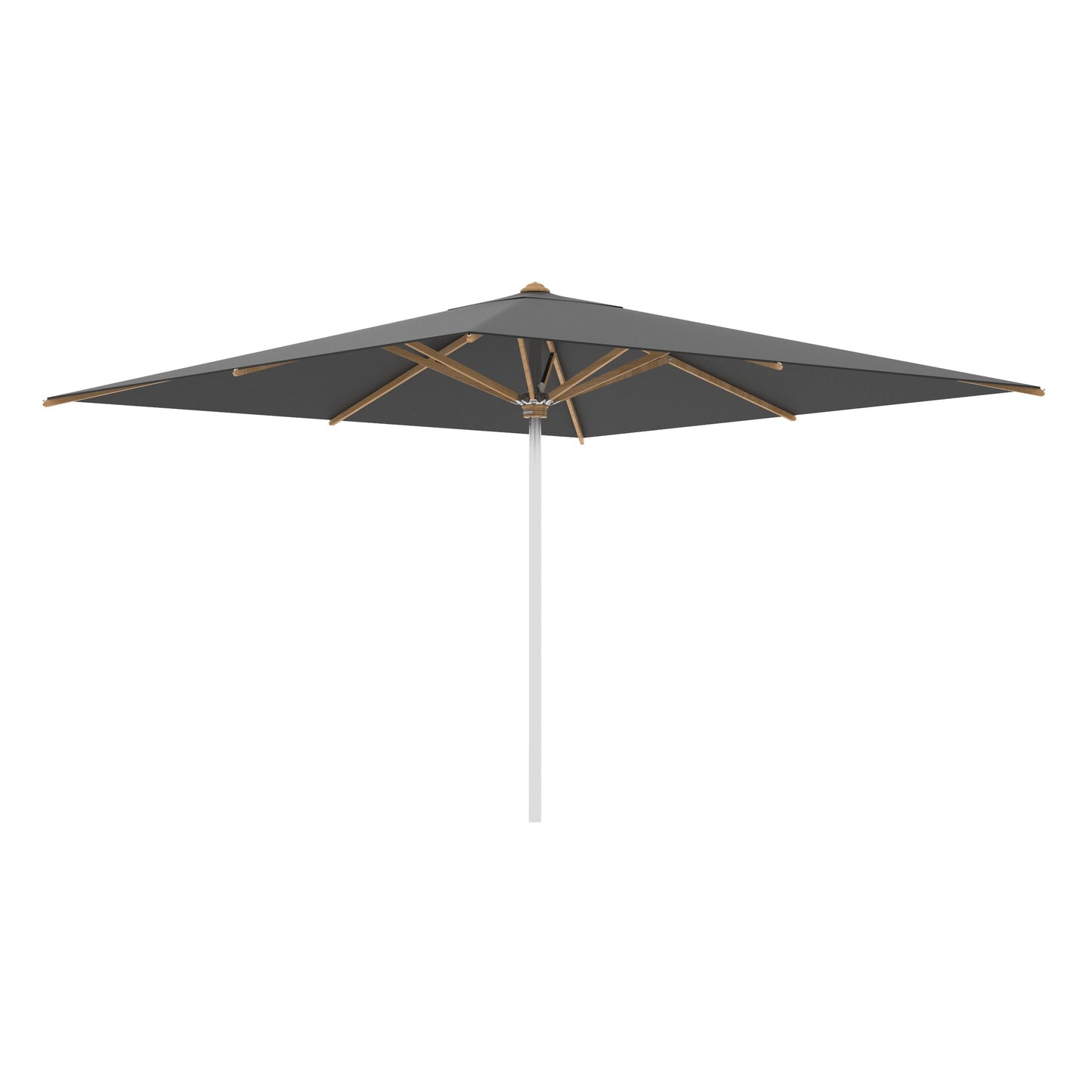 Shady Square Umbrella with Teak Ribs