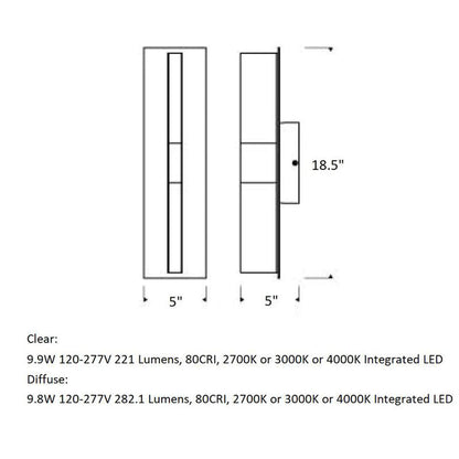 Sean Lavin Lyft 18 Outdoor Wall Light