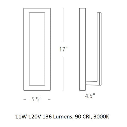 Nate 17 Outdoor Wall Sconce