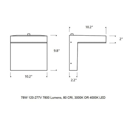 Taag 10 Outdoor Wall Light