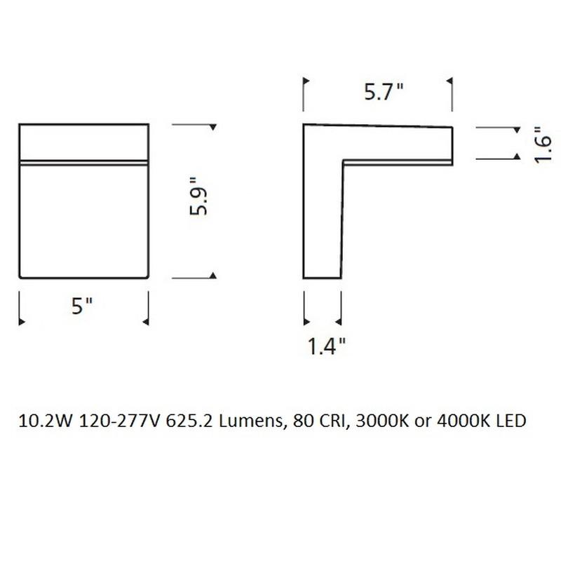 Taag 6 Outdoor Wall Light